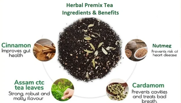 Herbal Premix Tea - Made with Real Herbs Healthy Chai/Tea