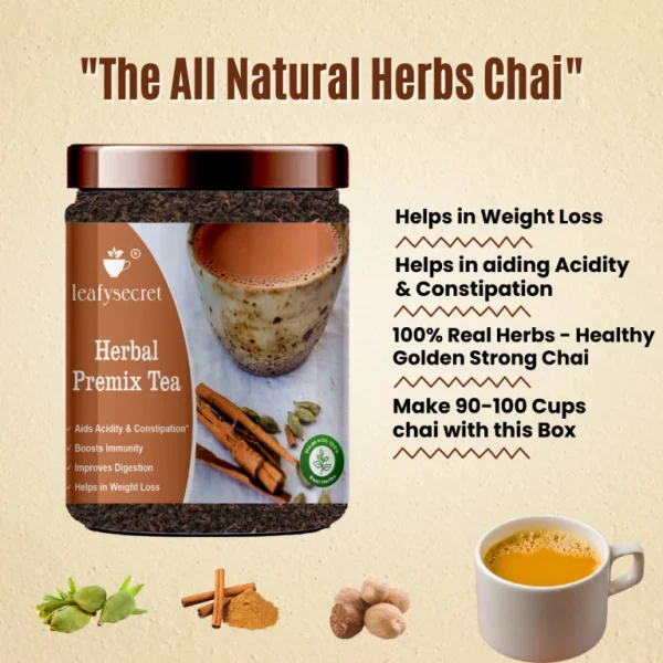 Herbal Premix Tea - Made with Real Herbs Healthy Chai/Tea