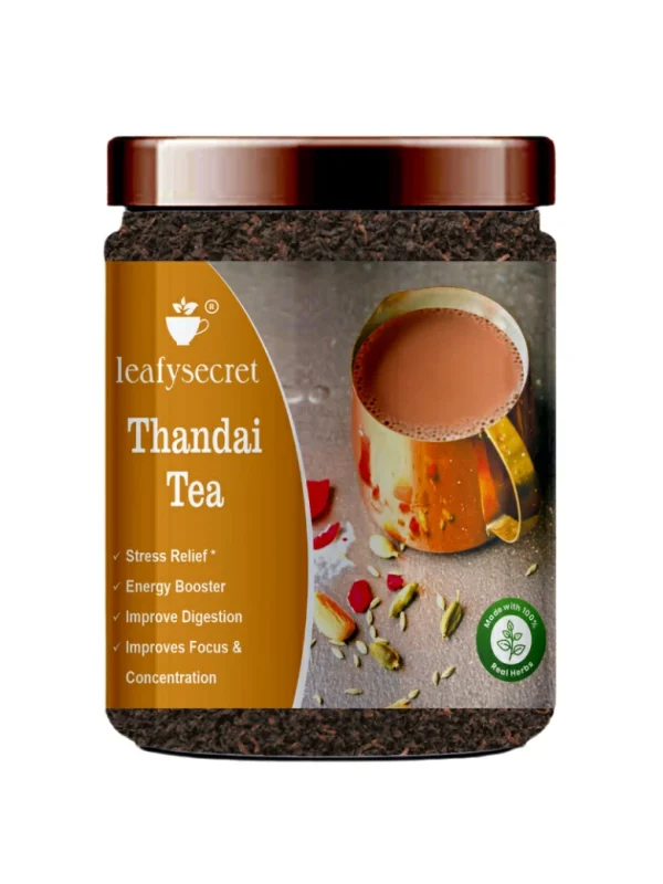 Thandai Tea - Made with Real Herbs Chai/Tea for Digestion & Energy